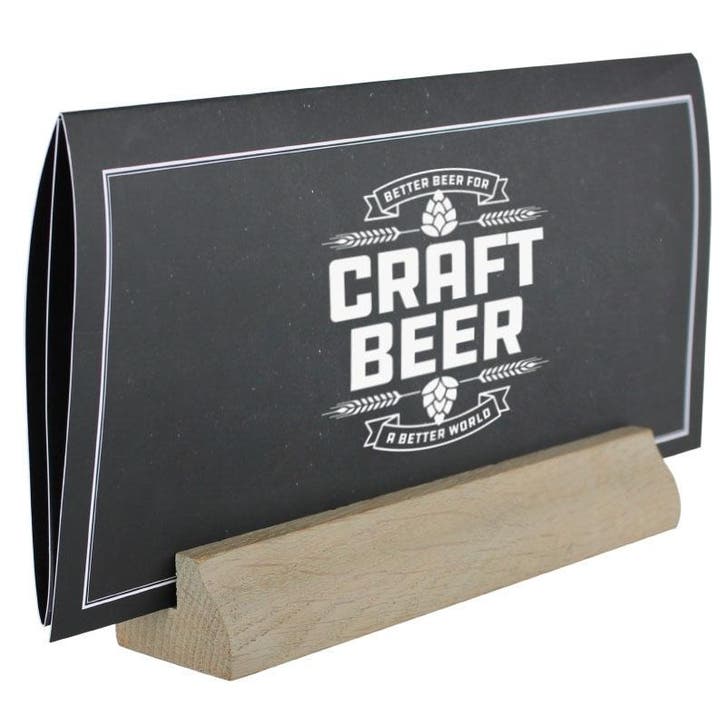 Menukaarthouder Stone Eiken 210x33 mm, Articles professionnels, Horeca | Mobilier & Aménagement, Envoi