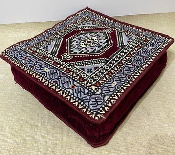 Kelim - 60 cm - 60 cm - Pouf et oreiller