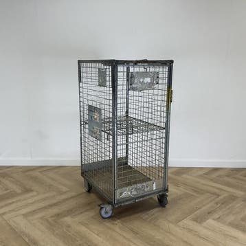Antidiefstal rolcontainer, afsluitbaar en zwenkwielen
