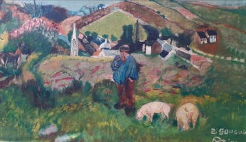 R Bidalou - l éleveur prés du village