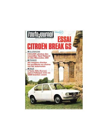 1971 LAUTO-JOURNAL MAGAZINE 23 FRANS