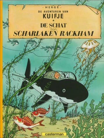 De avonturen van Kuifje 12: De schat van Scharlaken Rackham, Boeken, Kinderboeken | Jeugd | 13 jaar en ouder, Verzenden, Gelezen
