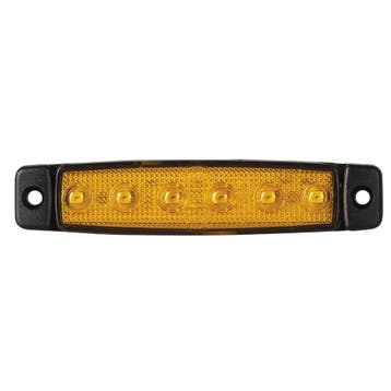 LED Zijmarkering oranje kort 12V, Auto-onderdelen, Verzenden, Nieuw