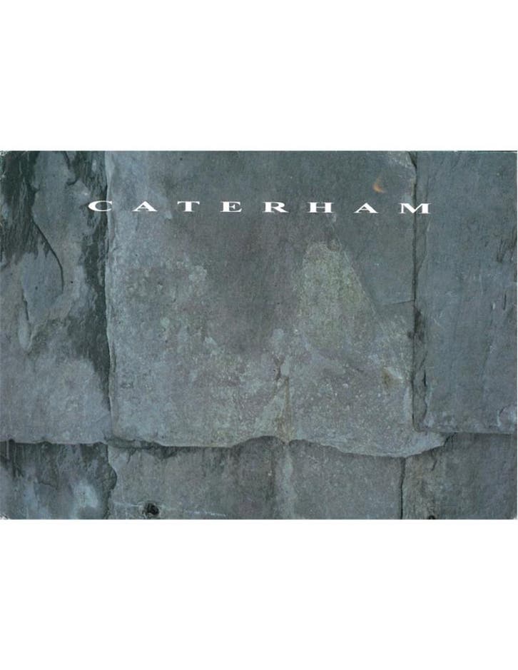 1994 CATERHAM PROGRAMMA PERSMAP ENGELS, Boeken, Auto's | Folders en Tijdschriften