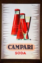 Studio Mingozzi - Campari soda (1950s) - Jaren 1980