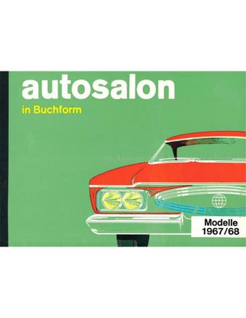 1967/68 AUTOSALON IN BUCHFORM, Nieuw