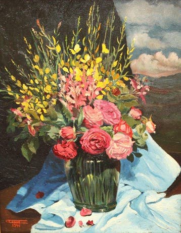 Carlos Canut de Bon (1877-1945) - Flores bajo el cielo