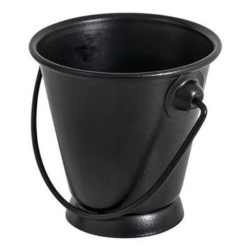 Serveeremmer | Zwart | Metaal | Geëpoxeerd | Ø75x75(h)mm, Verzenden, Nieuw in verpakking