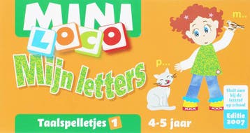 Mijn eerste letters / Mini Loco / 1 9789001559076 R. Backers, Verzenden, R. Backers