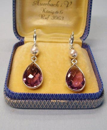 Zonder minimumprijs - Oorbellen Zilver - 12.20ct. tw., Nieuw
