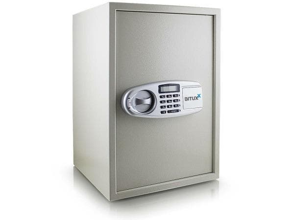 Veiling - Elektronische kluis incl. digitaal scherm, Articles professionnels, Aménagement de Bureau & Magasin | Sécurité