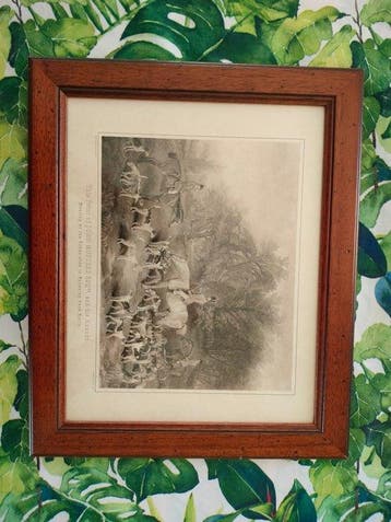 R.Daudel & C.E.Wagstaff - Village sur le board dun Canal;