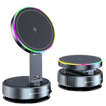 DrPhone NeonHold Draadloze Autolader Telefoonhouder – 15W, Télécoms, Verzenden
