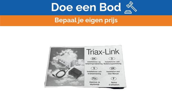 Bieden: Triax TV/Tuner remote control TRIAX - TIL-701  Dur, Huis en Inrichting, Woonaccessoires | Overige, Ophalen of Verzenden