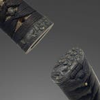 Katana - Antiek Nihonto, Fuchikashira met karper- en