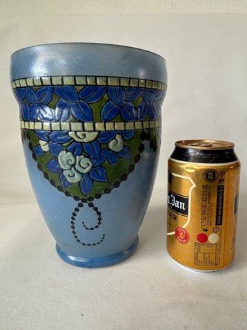 Leune - Auguste Heiligenstein - Vase - Vaas - Verre - Vase, Antiquités & Art