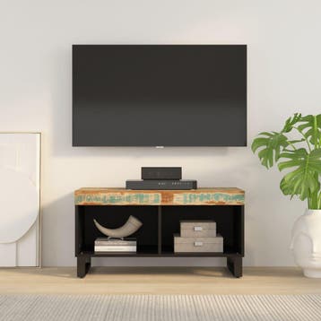 vidaXL Tv-meubel 85x33x43,5 cm massief gerecycled hout, Verzenden, Nieuw