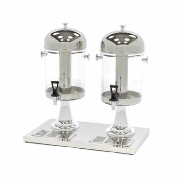 Dispensateur de boissons - 2 x 8 L - tube de refroidissement, Verzenden, Autres types