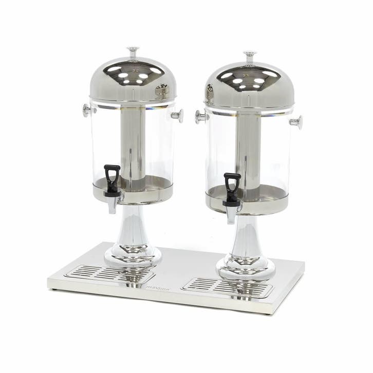 Dispensateur de boissons - 2 x 8 L - tube de refroidissement, Articles professionnels, Horeca | Équipement de cuisine, Autres types