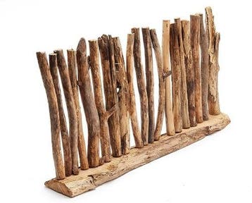 Peeled branch Fence divider 75x40 cm per stuk, Nieuw