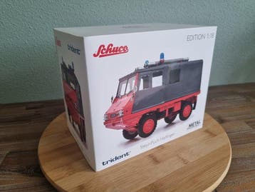 Schuco 1:18 - Modelauto - Styer-Puch Haflinger - Feuerwehr, Nieuw
