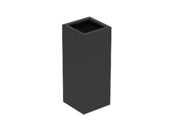 Aluminium plantenbak 40x40x100cm - Met bodem, Tuin en Terras, Minder dan 60 cm, Vierkant, Nieuw, Metaal