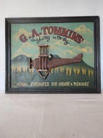 Wanddecoratie - Enseigne murale “G.A. Tomkins” – Aviation, Antiek en Kunst