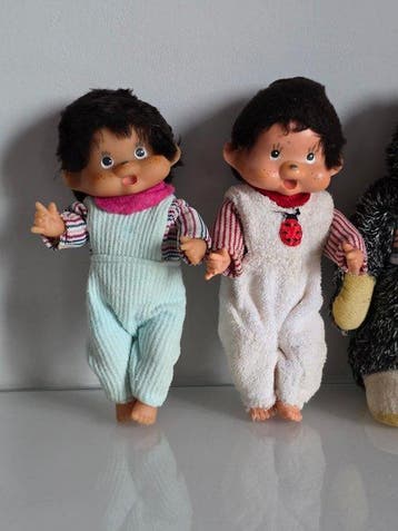 Zestaw Vintage 4x Mapka Sekiguchi Monchhichi Kiki i