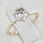 Zonder minimumprijs - Ring - 14 karaat Geel goud - 1.08ct., Nieuw