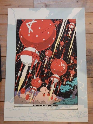 Jacobs, E.P. - 1 Silkscreen - Blake & Mortimer - LÉnigme de, Nieuw