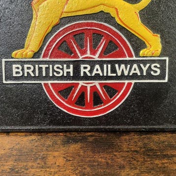 British Railways - Plaque - Railroad sign - Gietijzer, Hobby & Loisirs créatifs, Trains miniatures | Échelles Autre