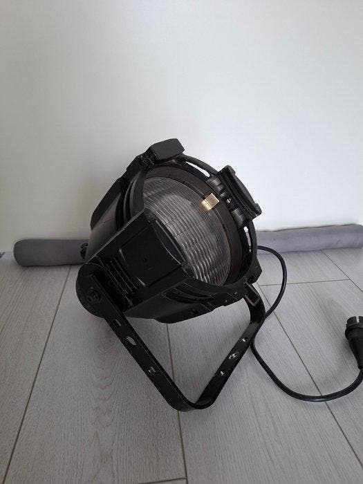 Theaterlamp - Aluminium, Antiek en Kunst, Antiek | Wandborden en Tegels