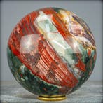 Zeer zeldzame eerste kwaliteit drakenbloedjasper Sphere uit