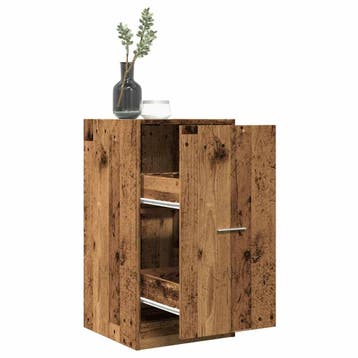 vidaXL Apothekerskast 40x41x77,5 cm bewerkt hout oud, Verzenden