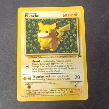 Pokémon - 1 Card - Pikachu Promo - WOTC