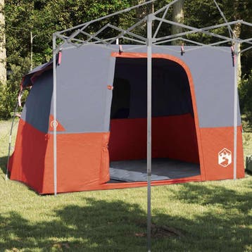 vidaXL Binnentent met dak Grijs en Oranje 280 x 220 x 176 cm, Verzenden, Nieuw