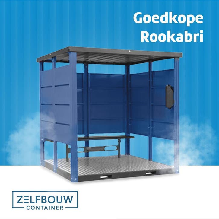 Goedkoop 2x2 rookabri - voldoet aan rookverbod, Zakelijke goederen, Machines en Bouw | Keten en Containers