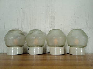 Wandlamp - Keramiek, Glas