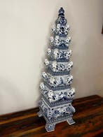 Vase - Bleu Delft - Faïence - Peint à la main XXL