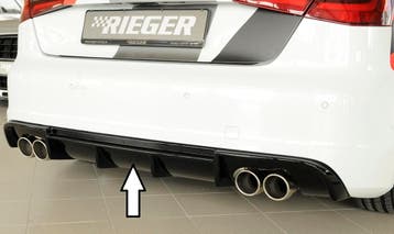 Rieger diffuser | A3 (8V): 07.12-08.16 (tot Facelift) - 3-dr, Verzenden
