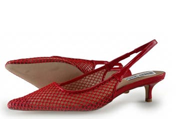 Steve Madden Slingbacks in maat 39 Rood, Verzenden, Steve Madden, Zo goed als nieuw, Rood