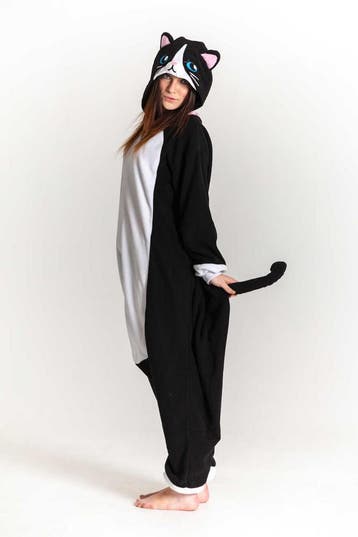 KIMU® Onesie Zwarte Kat Pak S-M of 158-164 Poezenpak Kostuum, Kleding | Dames, Ophalen of Verzenden, Nieuw