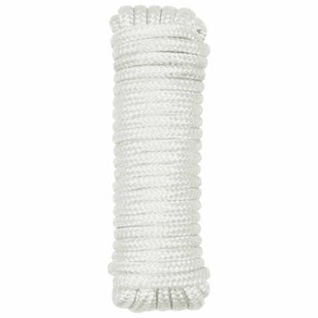 vidaXL Boottouw 2 mm 9 m Wit Polyester, Verzenden