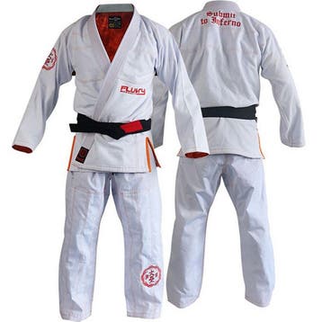 Fluory BJJ GI Kimono BJJF17 Pearl Wave Wit, Verzenden, Nieuw, Overige, Vechtsportkleding