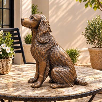Beeldje - Springer Spaniel Dog Sculpture - Hars