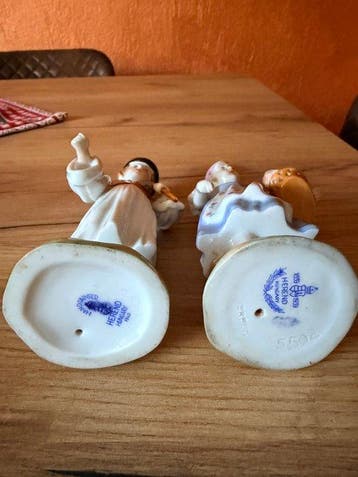 Herend - Beeldje - Coppia di statuine (2) - Porselein