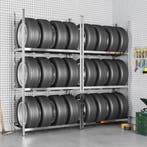 vidaXL Bandenrekken 3-laags 2 st 110x40x200 cm staal, Verzenden, Nieuw