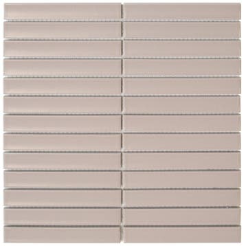 Wand Mozaïek Tegels Kitkat Factory Keramiek Oudroze - Mat.., Nieuw, Ophalen of Verzenden, 20 tot 40 cm, 10 m² of meer