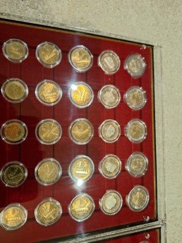 Andorra. Series 1 Cent - 2 Euro 2014/2021 (8 series) (Zonder