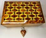 Boîte à bijoux - Bois de thuya, Antiquités & Art
